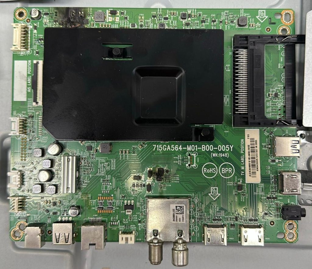 Philips 50PUS7505 TV anakartı 715GA564-M01 – koku geldi TV açılmıyor arızası